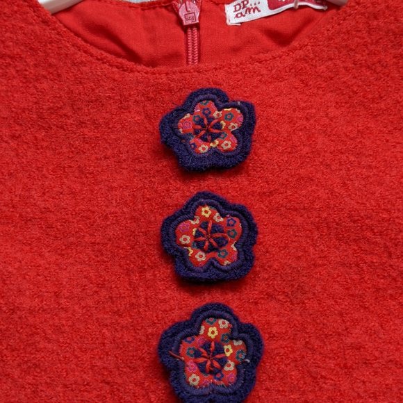 NWT Toddler Girl (4T) - DPAM Wool Shift Dress - Picture 4 of 9